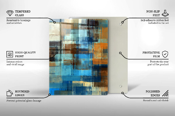 Copri fornello cucina Sfondo dipinto