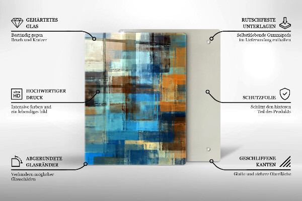 Copri fornello cucina Sfondo dipinto