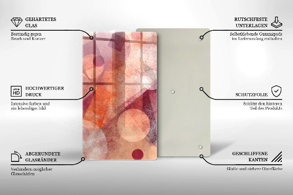 Copri fornello cucina Arte astratta