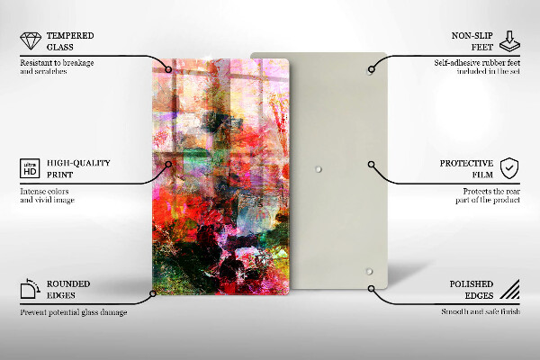 Copri piano induzione Dipingi l'astrazione