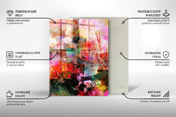 Copri piano induzione Dipingi l'astrazione