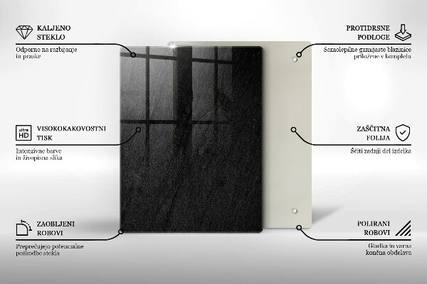 Copri fornello cucina struttura della roccia