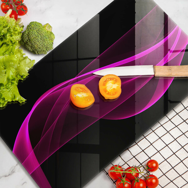 Copri fornello cucina Astrazione rosa