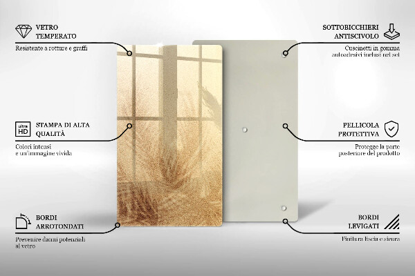 Copri piano induzione Vacanza sulla spiaggia di sabbia