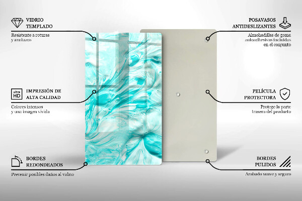 Copri piano induzione Pitture astratte