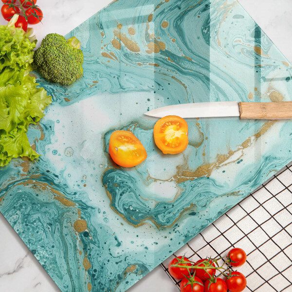 Copri piano induzione Astrazione blu