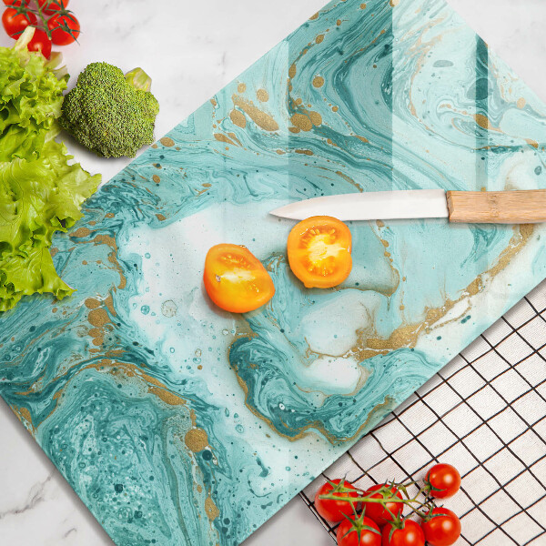 Copri piano induzione Astrazione blu