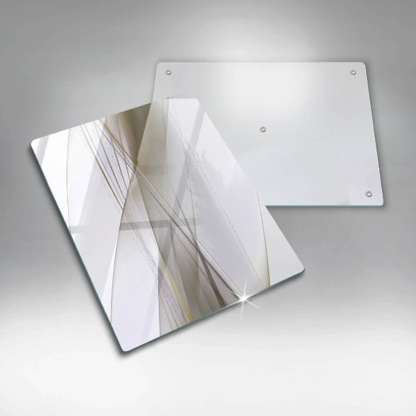 Copri piano induzione Disegno di linee astratte