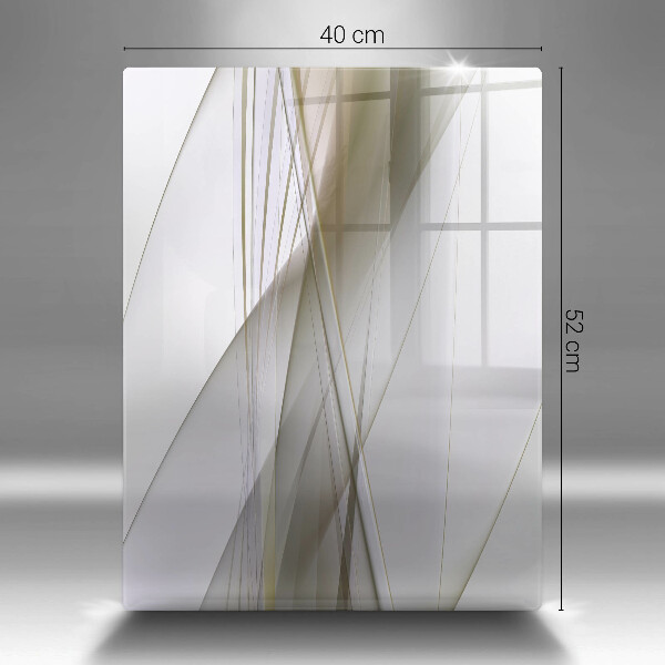 Copri piano induzione Disegno di linee astratte