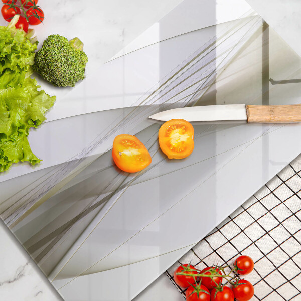 Copri piano induzione Disegno di linee astratte