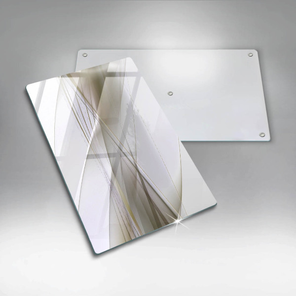 Copri piano induzione Disegno di linee astratte