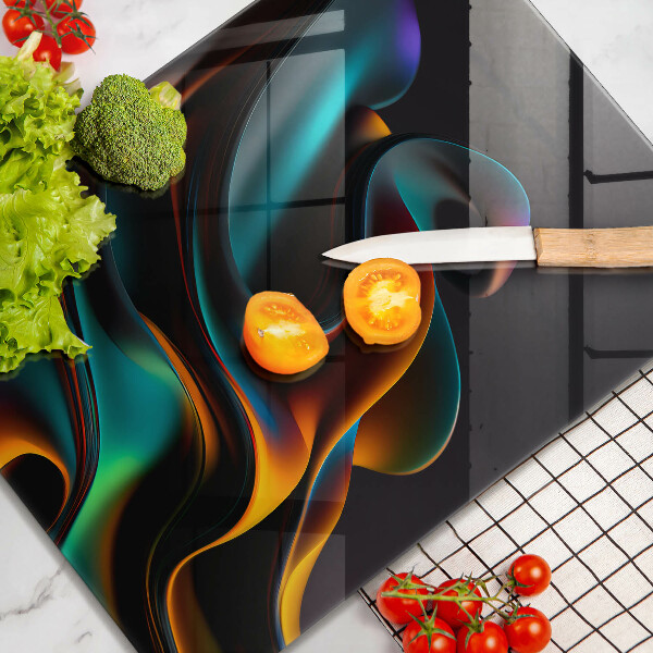 Copri piano induzione Astrazione colorata