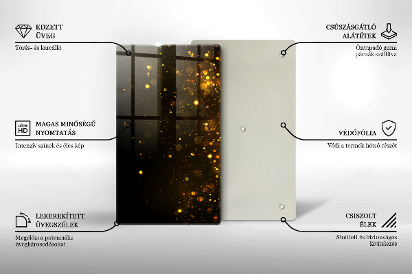 Copri piano induzione Scintillio d'oro