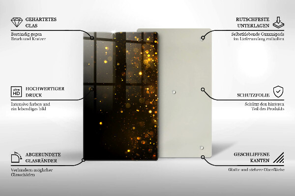 Copri piano induzione Scintillio d'oro