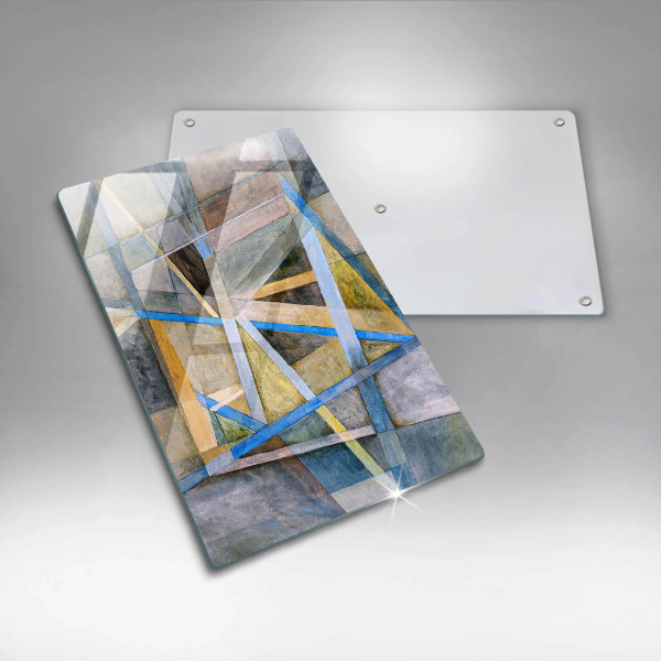 Copri piano induzione Astrazione di linee dipinte