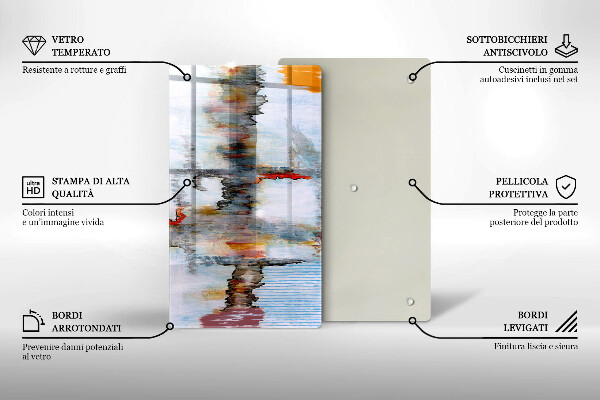 Copri piano induzione Pitture astratte