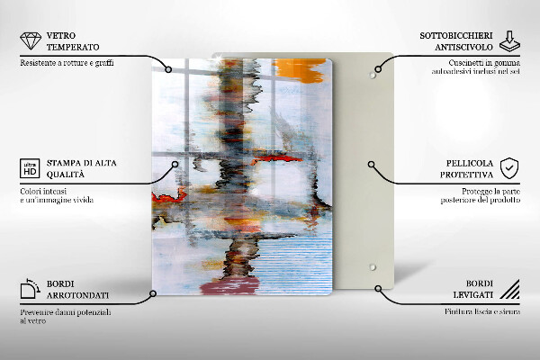 Copri piano induzione Pitture astratte