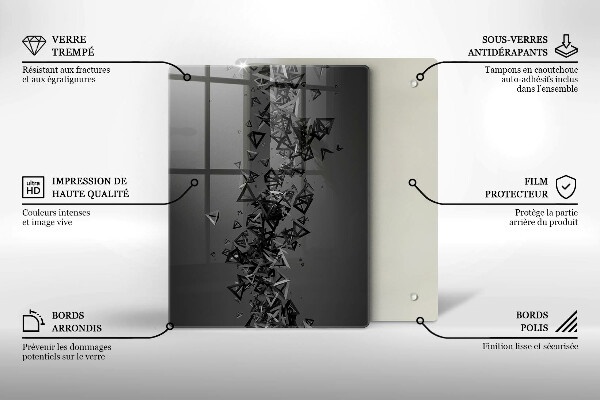 Copri piano induzione Forme astratte 3D