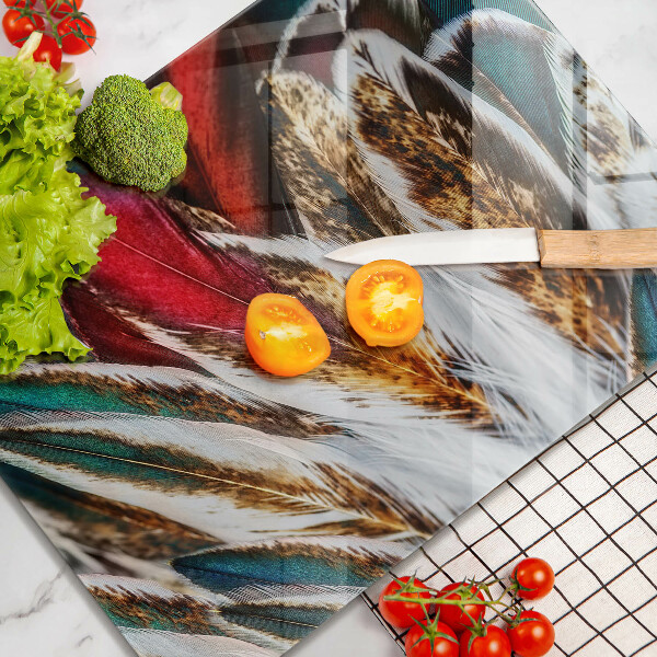 Copri piano induzione Piume di uccelli boho