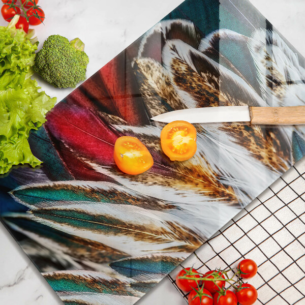 Copri piano induzione Piume di uccelli boho