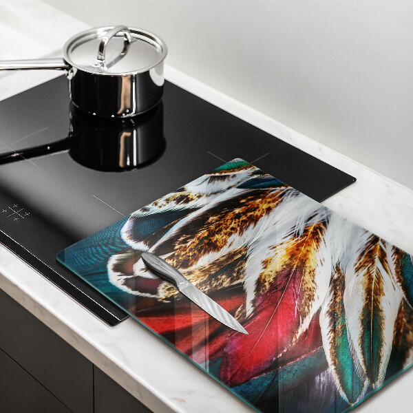 Copri piano induzione Piume di uccelli boho