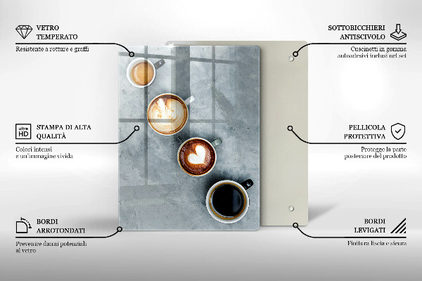 Copri piano cottura Cucina - tazze da caffè