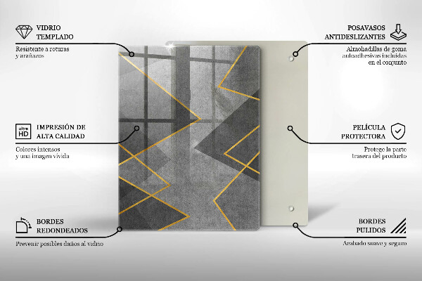 Copri piano cottura Forme taglienti