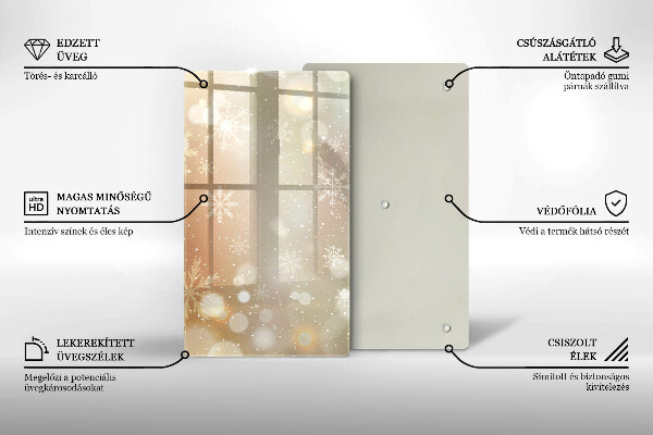 Copri piano cottura Fiocchi di neve