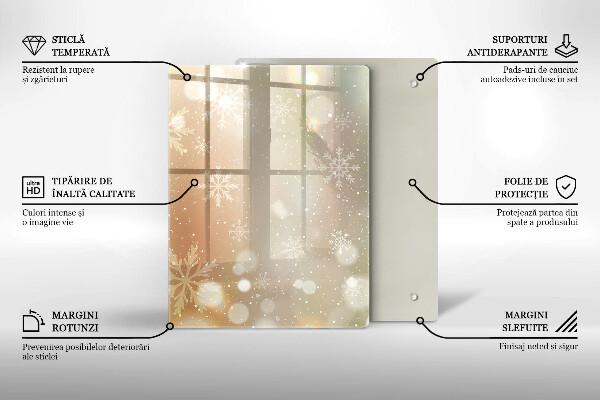 Copri piano cottura Fiocchi di neve