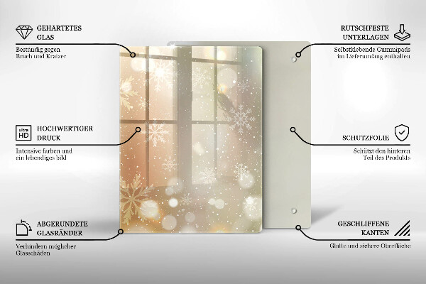 Copri piano cottura Fiocchi di neve