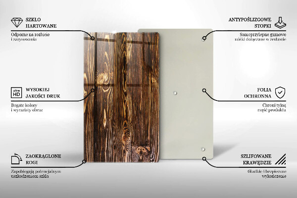 Copri piano cottura Struttura del legno