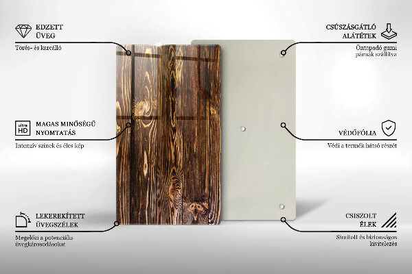 Copri piano cottura Struttura del legno