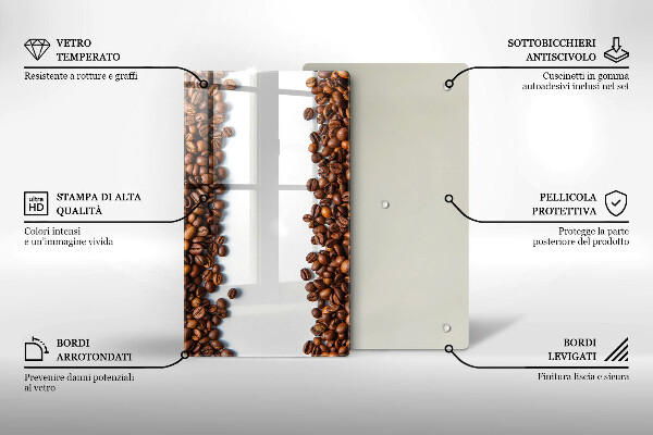 Copri piano cottura Chicchi di caffè