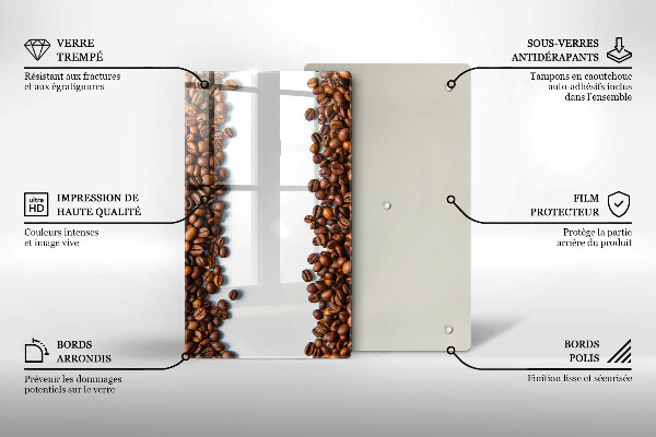 Copri piano cottura Chicchi di caffè