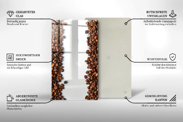 Copri piano cottura Chicchi di caffè