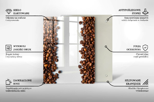 Copri piano cottura Chicchi di caffè