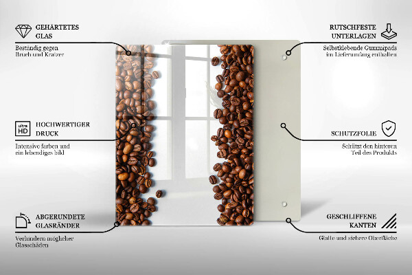 Copri piano cottura Chicchi di caffè