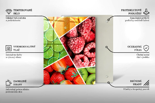 Copri piano cottura Frutti colorati