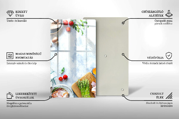 Copri piano cottura Ingredienti in cucina