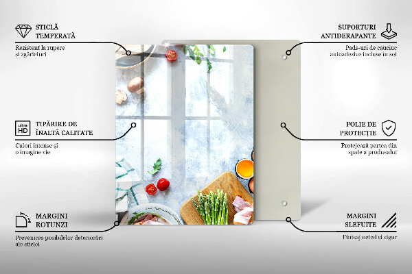 Copri piano cottura Ingredienti in cucina