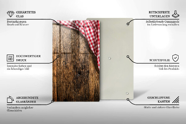 Copri piano cottura Tavolo di legno