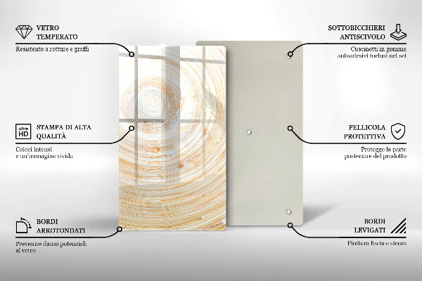 Copri piano cottura Struttura del legno