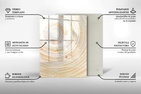 Copri piano cottura Struttura del legno