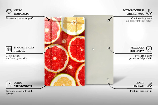 Copri piano cottura Fette di pompelmo