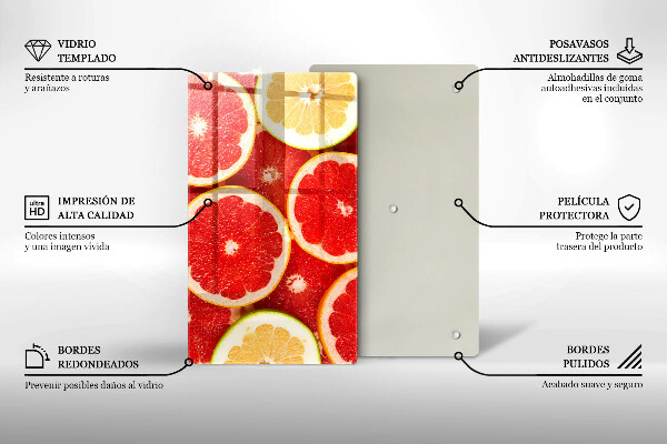 Copri piano cottura Fette di pompelmo