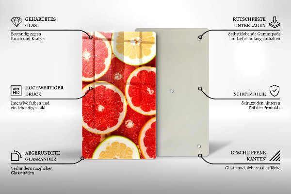 Copri piano cottura Fette di pompelmo