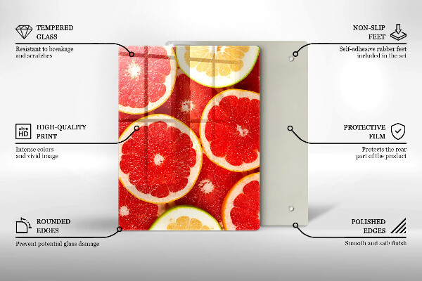 Copri piano cottura Fette di pompelmo