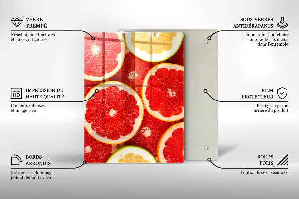 Copri piano cottura Fette di pompelmo