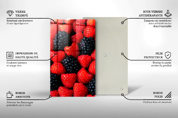 Copri piano cottura Lamponi e more