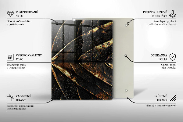 Copri piano cottura Foglia d'oro